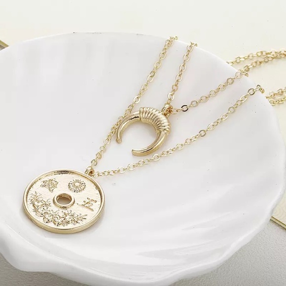 🔥2 for 1🔥 Bohemian Layered Gold Necklace - Picture 2 of 2